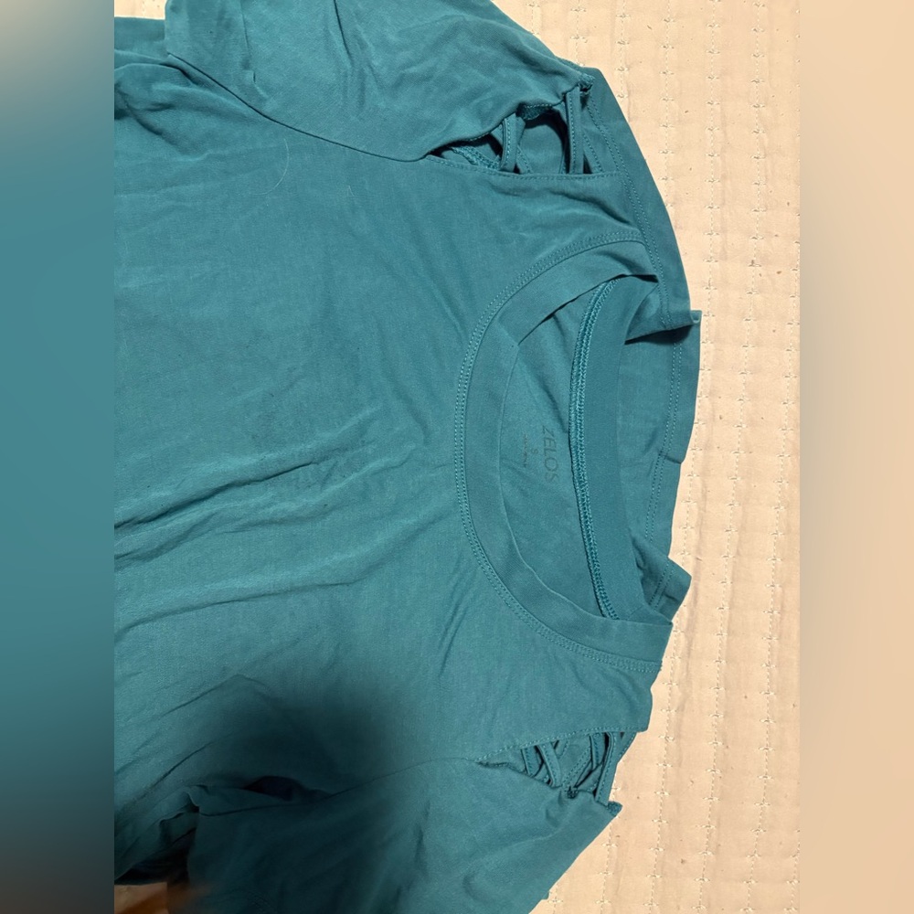 Teal Women's Active Tshirt- Zelos S